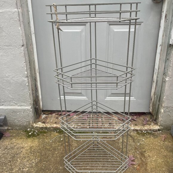 4-Tier Corner Shelf Unit - Picture 1 of 3